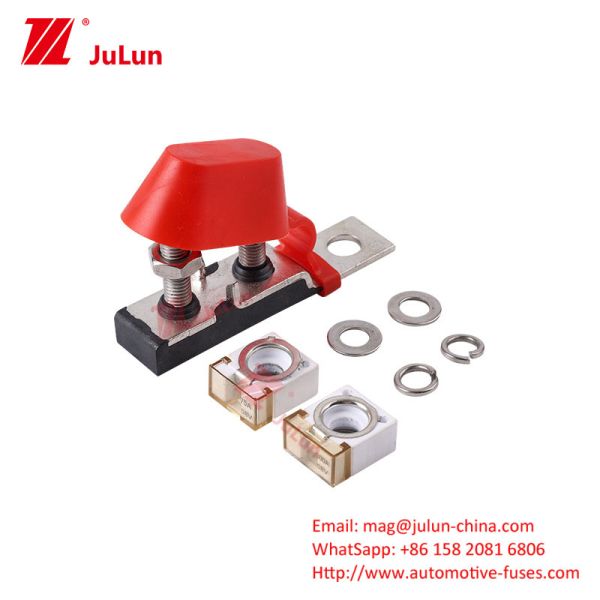 Customized Battery Square Ceramic Fuse Holder New Energy Vehicle Fuse Battery Outdoor Power Supply Insulation Seat