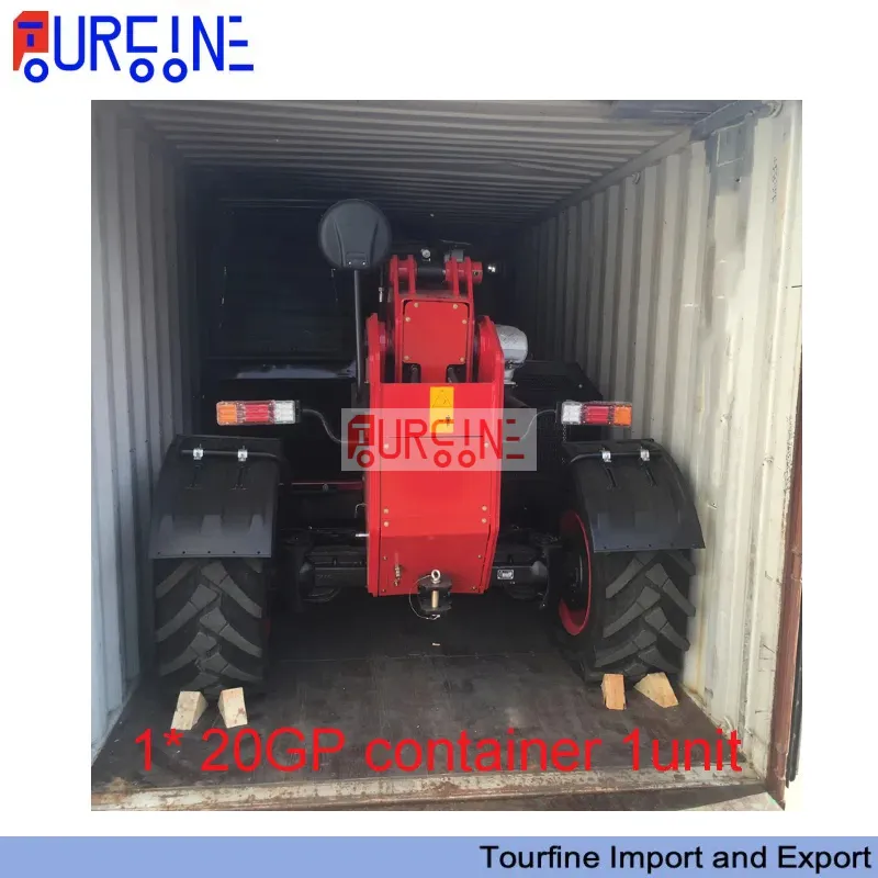 3 Ton All Terrain Telescopic Forklift For Agriculture Construction Material Handling