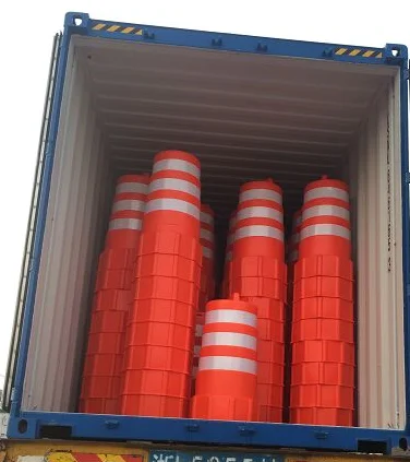 Peru Market Plastic Traffic Safety Drum Construction Road Crash Traffic Barrels