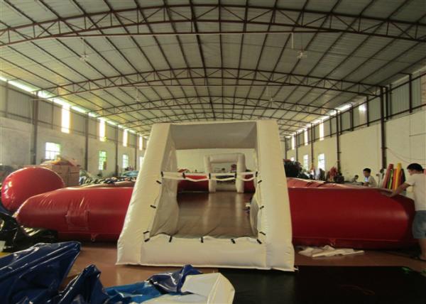 Campo de futebol inflável adulto comercial, campo de jogos de futebol inflável ao ar livre