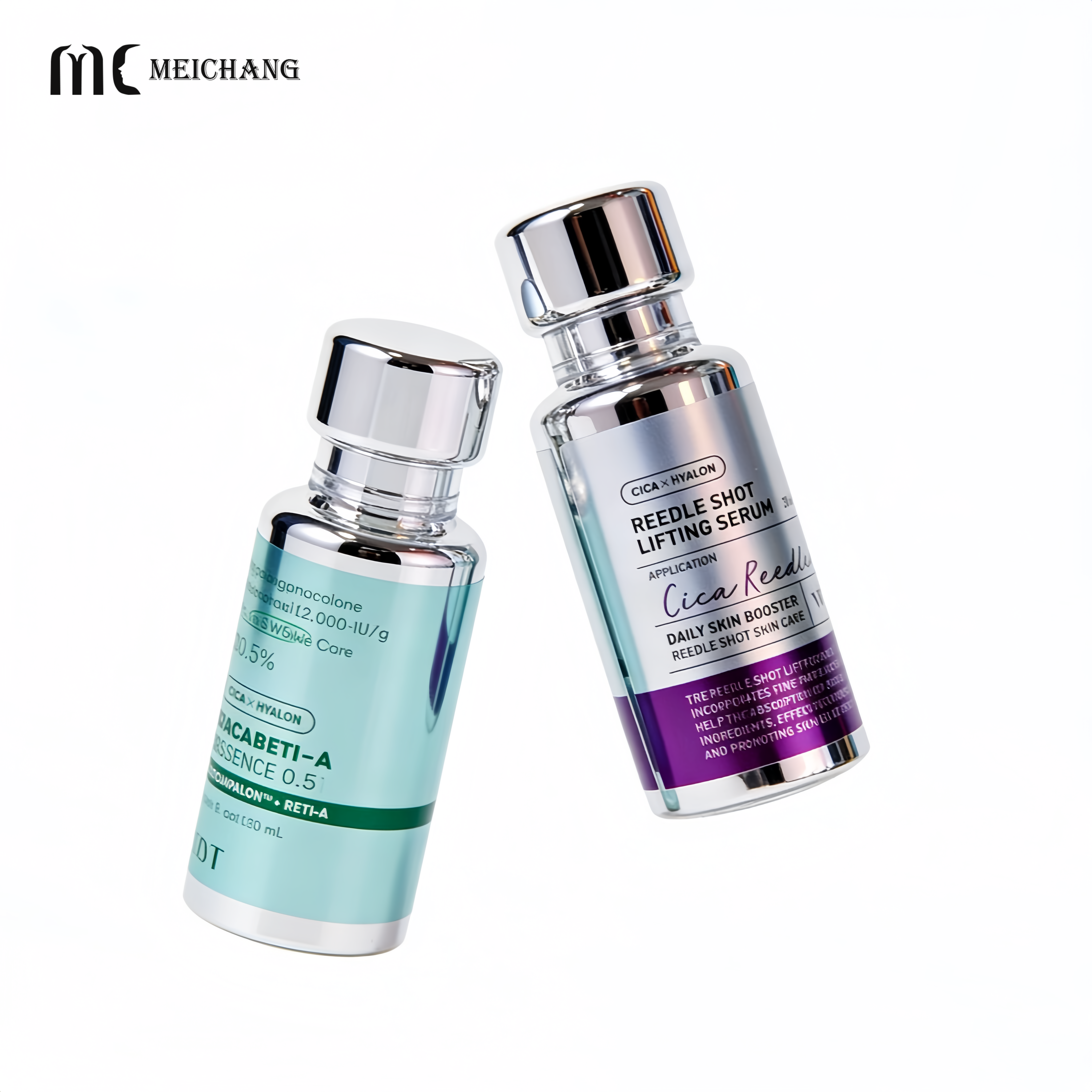 ABS Material Airless Pump Bottle with Airless Freshness Lock and Customizable Logo for Anti-Wrinkle Serum