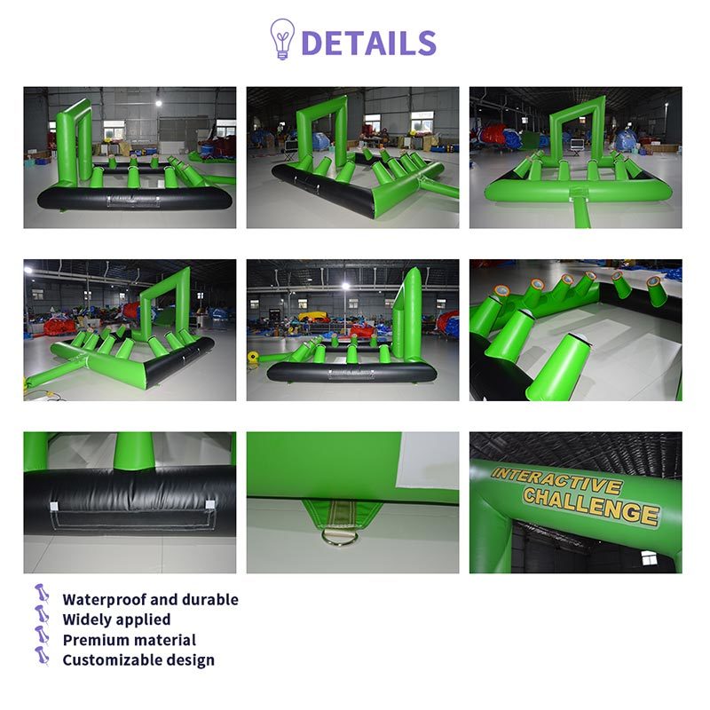 Commercial Grade Inflatable Interactive Challenge Game IPS Light Chase Party Rental Outdoor Sport Inflatable Game