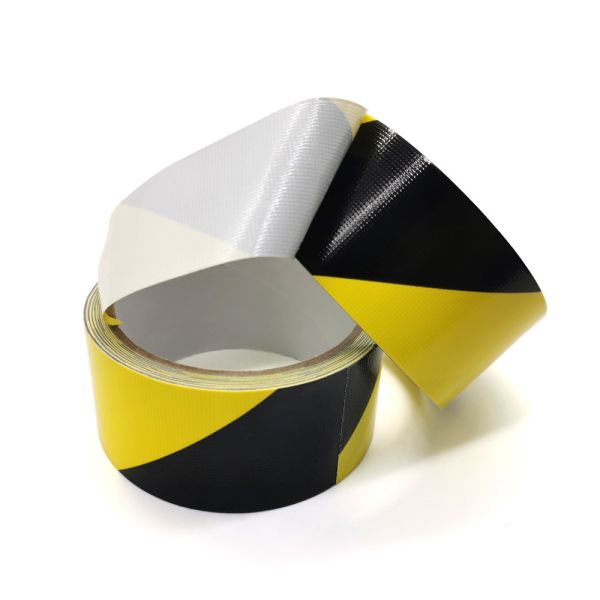 自己接着50mmの幅残余の障壁の警告テープ無し