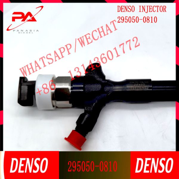 inyector común 23670-0L110 295050-0810 del carril para el inyector de combustible diesel de TOYOTA Hilux/Hiace/Dyna 2KD-FTV D-4D 23670-0L110