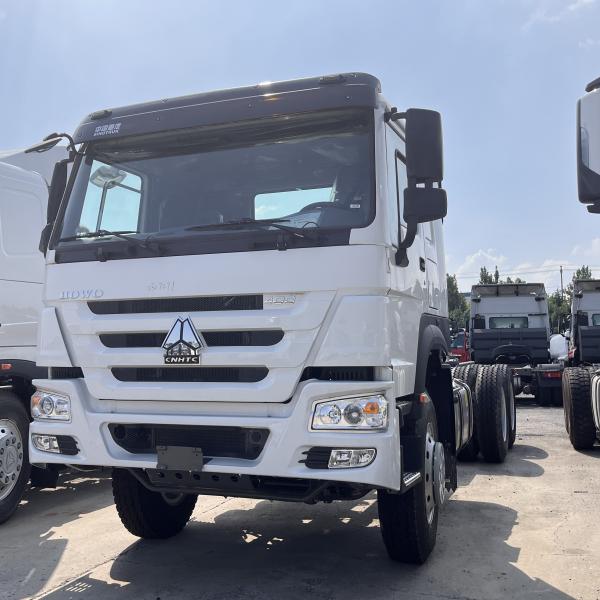 EURO2 Used Sinotruck Howo 6x4 Tractor Truck Head With Manual Air Conditioner