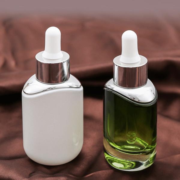 1oz 30ml empty essential oil dropper bottle dispenser Aluminium Lids