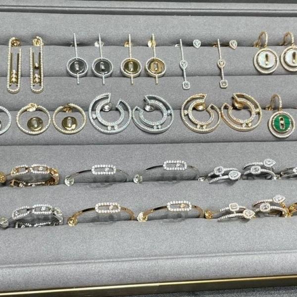 18k Solid Gold Fine Jewelry Replica Jewelry H Color SI1 Clarity