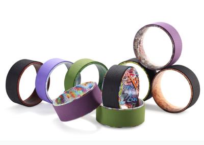 Round Yoga Backbend Wheel , PC Alloy Wheel Yoga Prop High Flexibility