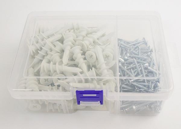 diâmetro de nylon 4-4.5mm do parafuso da âncora de parede de 13x40mm