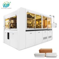 Una máquina automática de la fabricación de cajas del papel de la máquina/del almuerzo de la caja de los alimentos de preparación rápida del tiempo