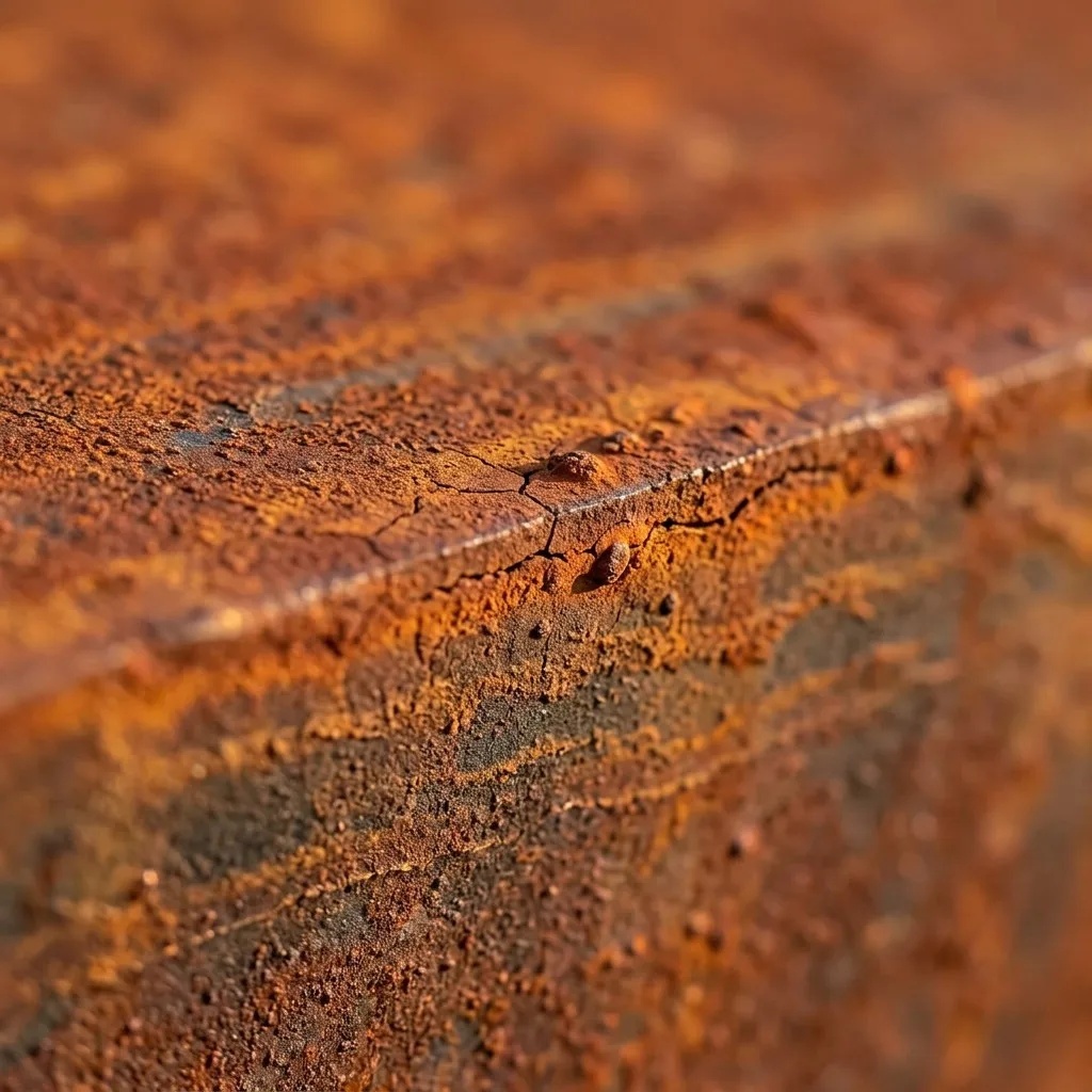 The Monolith — Geometric Abstract Corten Steel Sculpture