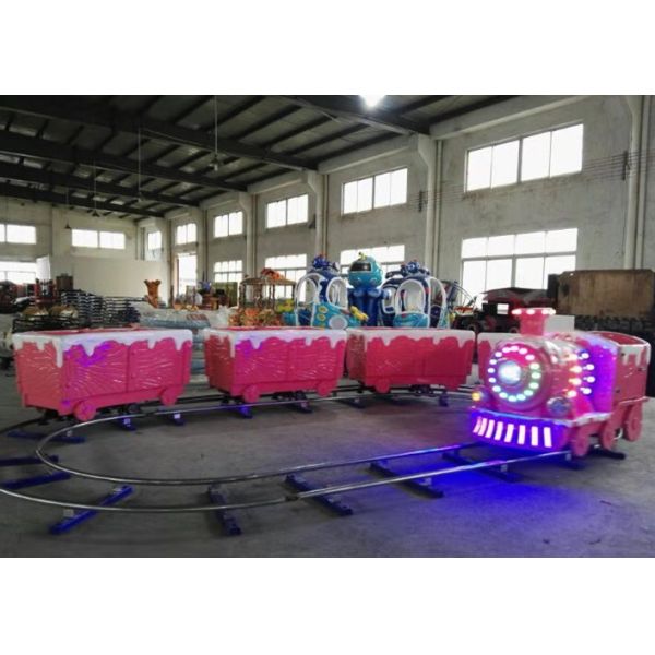 14 Kids Train Kiddie Ride Fiberglass Steel Material Standard 30M Length