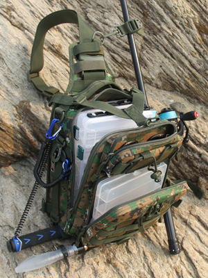 Fishing Backpack With Rod Holder Fishing Tackle Bag Fishing Gear Bag, Outdoor Camouflage Tactical Bag Fishing Bag