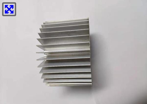 Round Shape Heatsink Extrusion Profiles , Anti Friction Aluminum Extrusion Profiles