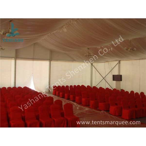 Roof Lining Decoration Big Outdoor Aluminum Tents For Commercial Party