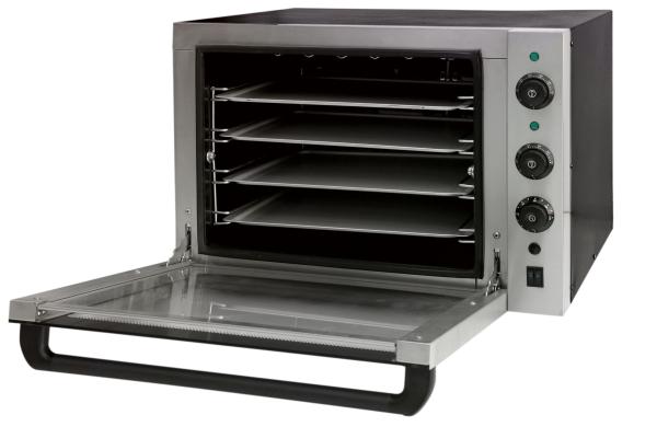 forno comercial do cozimento 4.5KW com vapor, fornos manuais da convecção do painel de controle