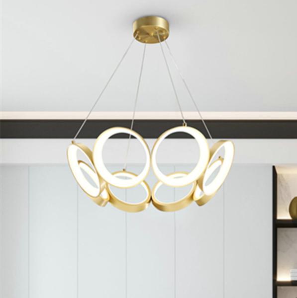 Oros LED Chandelier luxury design chandelier rings living room decoration led ceiling chandelier(WH-MI-219)