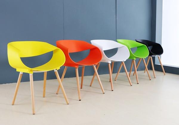 Modern leisure dessert shop dining chair business negotiation clear bar chair high stool coffee shop Nordic simple chair