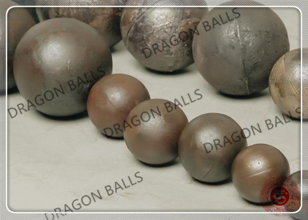 B2 B3 60Mn C45 Steel Grinding Balls , Forged Grinding Steel Ball 20mm - 150mm