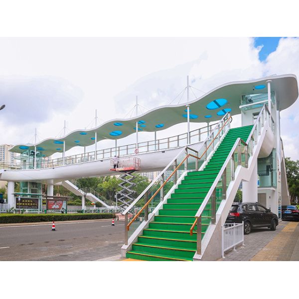 Customizable Prefabricated Steel Bridge with H Beam I Beam Long-Span Capability