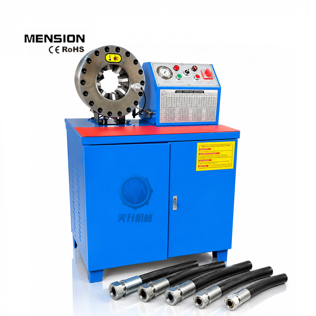 MS-51L CE Certified Brake Hose Crimping Machine with 500T Force for 1/4-2 Hydraulic Hoses