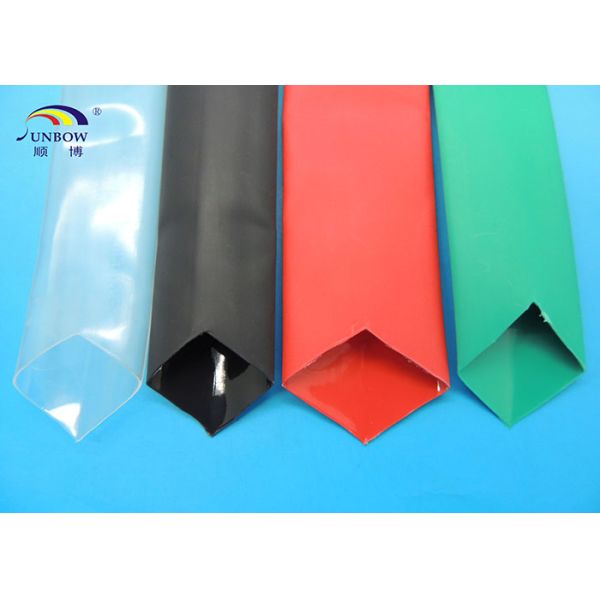UL Insulation flexible heat shrink tubing , Polyolefin Tubing with Meltable Liner
