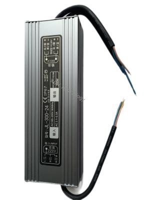 Light Strips IP67 Waterproof LED Driver 24V 300W 12.5A Ultra Thin 85% Efficiency