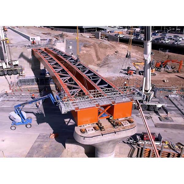 Pre-Engineered Box Steel Girder Bridge Two Cell Box Tubular