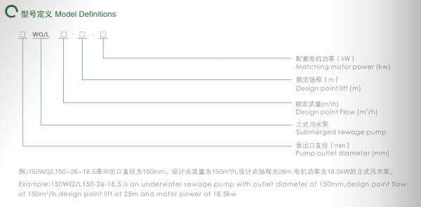 EAST Wq/L Non Clogging Submersible Sewage Pump, Municipal Engineering Sewage Pump Vertical Sewage Pump