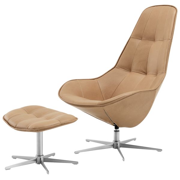 Boston armchair with ottoman