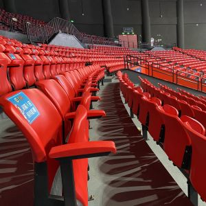45cm Height Stadium Sports Seats with Metal Structural Bleacher and 5-Year Warranty for Durable Stadium Seating