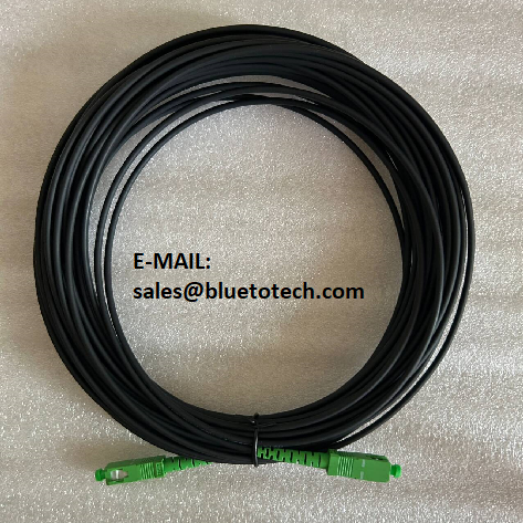3mm Diameter Anti-Rodent SC/APC Armored Fiber Optic Patch Cord for Harsh Environments