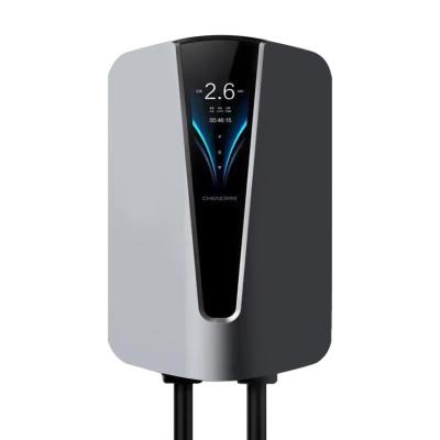 7KW 11KW 22KW WallBox Type1 J1772 TYPE2 Evse Charging Station Level 2 Electric Vehicle EV Charger 6Kg Input Voltage 380V