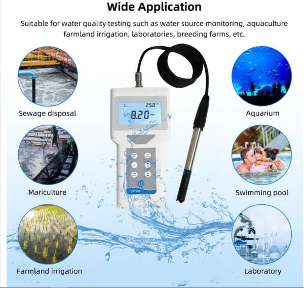 DO200 Portable Pen Type Sensor for Accurate Dissolved Oxygen Measurement in Ponds