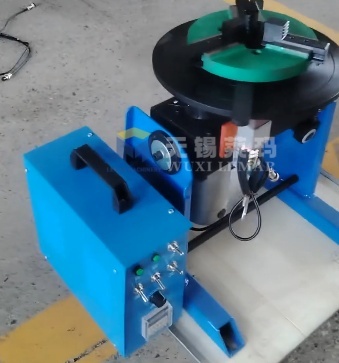 Small 30kg Welding Positioner for Pipe Flange Circumferential Weld Rotary Workpiece Turntable