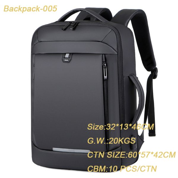 Custom Color Men Business Casual Laptop Backpacks Polyester Sport Bags OEM ODM