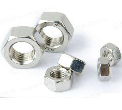 Carbon Steel / Stainless Steel Heavy Hex Nuts Hex Jam Nuts DIN934 ASTM 18.2.2