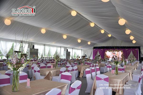 barraca luxuosa da cerimônia de casamento da largura de 20m para 500 pessoas dos banquetes de casamento da capacidade