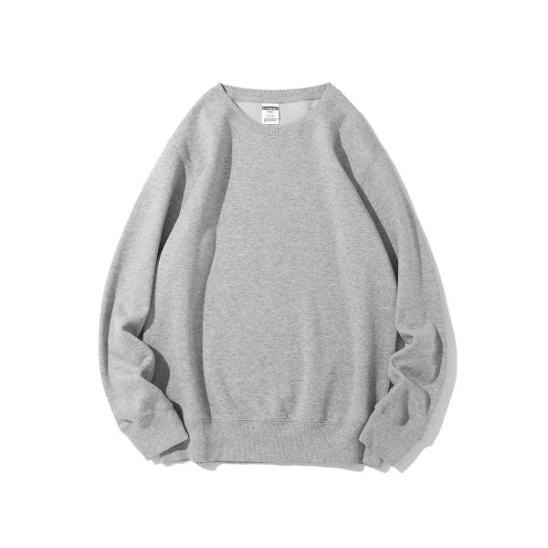 Winter Fleece Oversized Pullover Hoodie Sweatshirt Custom Logo Unisex Plain Crew Neck
