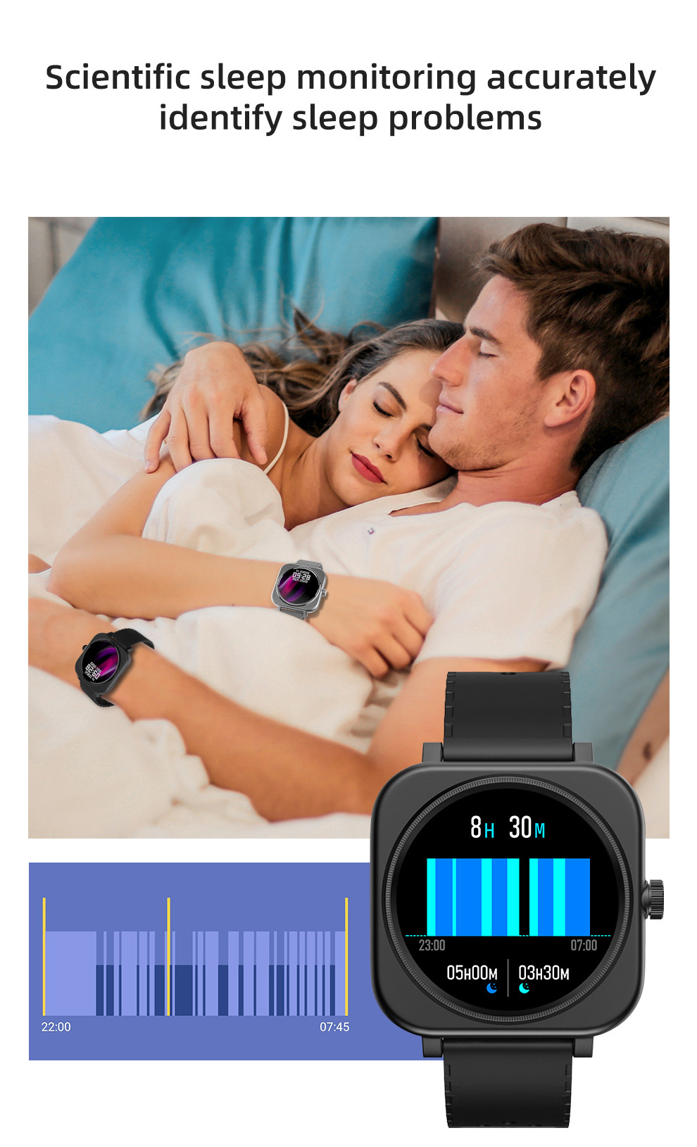Smartwatch экрана касания круга приборов 240*240 Bluetooth IOT андроида 4,4
