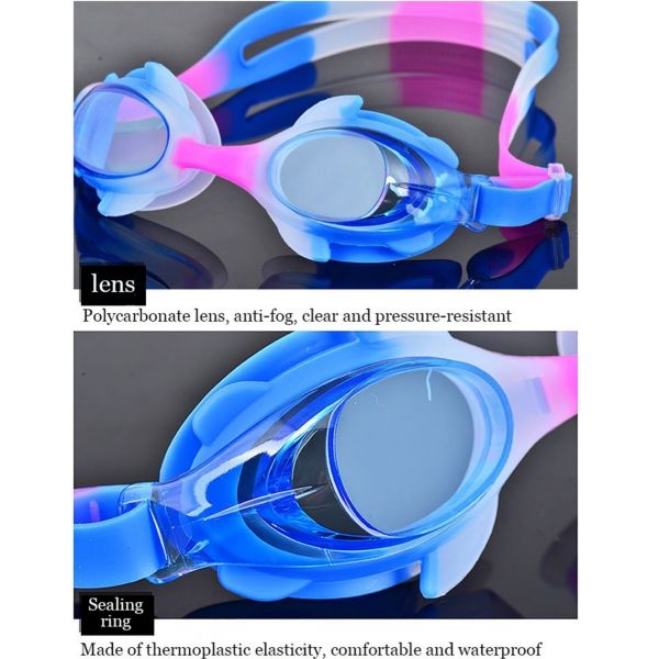 Polycarbonate Lenses Junior Swimming Goggles For Pool Dive And Swim Training