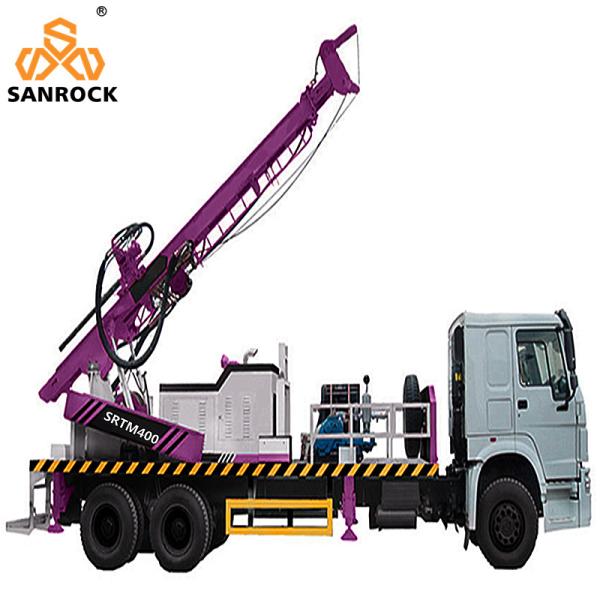 Caminhão hidráulico poço de água montado que fura a máquina de Rig Multifunctional Water Well Drill