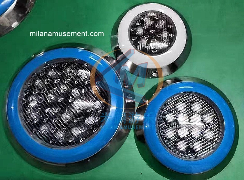 Waterproof LED Pool Wall Light – Stainless Steel Underwater Lamp for Swimming Pools & Water Parks