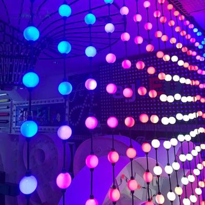 Lâmpadas de Natal em forma de bola 3D luminosas 50 mm