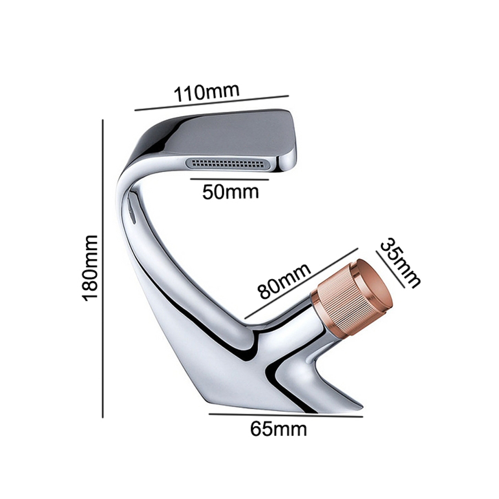 Oersitor Basin Faucet with brass body 35mm ceramic cartridge includes 2pcs stainless steel flexible hoses for bathroom washbasin