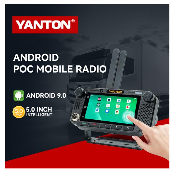 YANTON TM-7600 Professional 4G LTE PTT Radio with GPS and IP Network for Mobile Car Communication