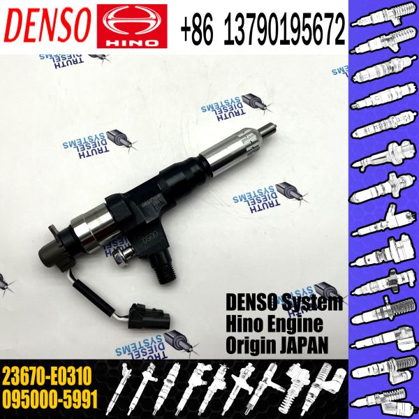 инжекторы дизельного топлива HINO 23670-E0310 23670-E0311 Denso J05D