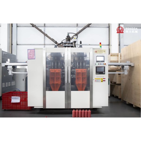 HDPE Jerrycan Blow Molding Machine Plastic Small Bottle 37kW Double Station