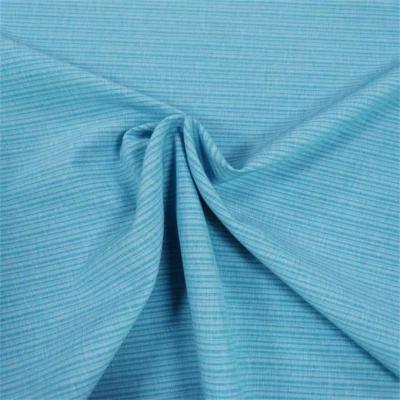 Material tecido 170gsm apertado do poliéster da tela 148CM do Spandex do poliéster da listra