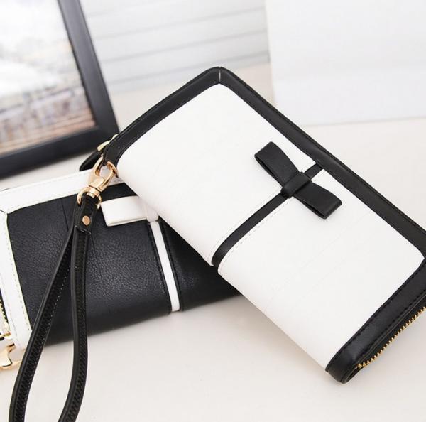 2016 new female wallet long section of Korean fashion Ms. zipper hand wallet PU